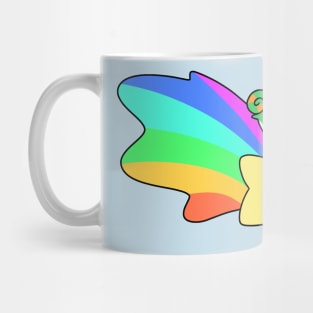 Rainbow Shooting Star Chameleon Mug